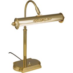 Briamond Bürolampe Dunaj Gold Messing 30 cm 41 cm - Bürolampe