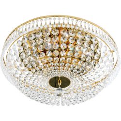 Briamond Deckenlampe Sheraton Gold Kristall/Messing 55 cm 22 cm - Material: Messing/Kristall - Deckenlampe