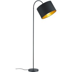 Stehlampe Daro Schwarz Metall 35 cm 156 cm - Farbe: schwarz matt - Stehlampe