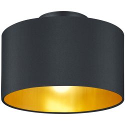 Deckenlampe Daro Schwarz Metall 30 cm 22 cm - Farbe: schwarz matt - Deckenlampe