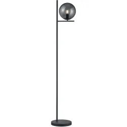 Stehlampe Reya Grau Metall 25 cm 150 cm - Farbe: anthrazit - Stehlampe