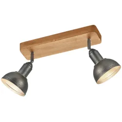 Spot Sair Grau Metall 33 cm 20.5 cm - Farbe: Nickel - Spot