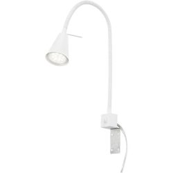 Wandlampe Boxwall Weiss Metall 40 cm - LED - Lichtfarbe: Warmweiss - Wandlampe- LED Energiesparlampe