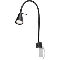 Wandlampe Boxwall Schwarz Metall 40 cm - LED - Lichtfarbe: Warmweiss - Wandlampe- LED Energiesparlampe