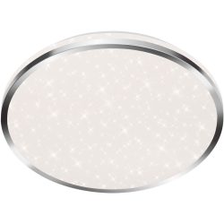 Badlampe Splash Grau Kunststoff/Metall 33 cm 7 cm - Farbe: chrom - LED - Lichtfarbe: Helles Neutralweiss - Material: Metall/Kunststoff - Badlampe- LED