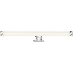 Badlampe Splash Silber/Weiss Kunststoff/Metall 53 cm 4 cm - LED - Lichtfarbe: Helles Neutralweiss - Badlampe- LED Energiesparlampe
