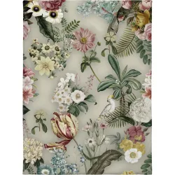 Duvetbezug Botanical Beige Baumwolle 210 cm 160 cm - Farbe: sand - Duvetbezug