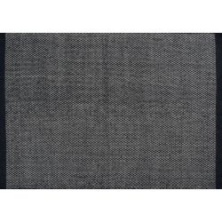 Teppich Asko Schwarz Wolle 70 cm 140 cm - Teppich