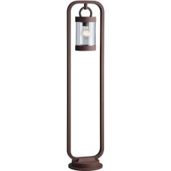 Aussenlampe Surlie Rot Aluminium 21 cm 100 cm - Farbe: rost - Material: Aluguss - Aussenlampe