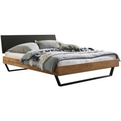 Hasena Bett Jabra Braun Holz 160 x 200 cm - Farbe: Wildeiche - Bett