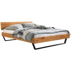 Hasena Bett Flavia Braun Holz 140 x 200 cm - Farbe: Wildeiche - Bett