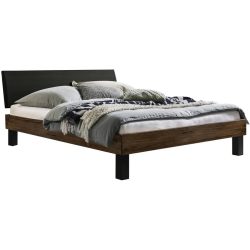 Hasena Bett Caserta Braun Holz 100 x 200 cm - Farbe: nussbaumfarbig - Bett