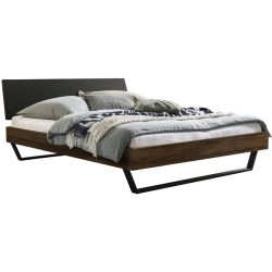 Hasena Bett Jabra Braun Holz 140 x 200 cm - Farbe: nussbaumfarbig - Bett