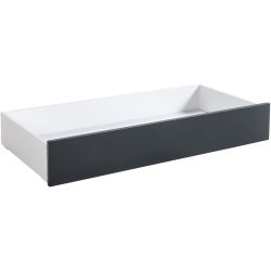 Hasena Bettschubkasten Castello Weiss/Grau Holz/MDF 137 cm 67 cm - Farbe: anthrazit/weiss - Material: Buche/MDF - Bettschubkasten