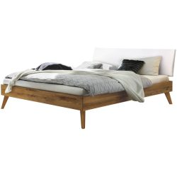 Hasena Bett Luisiana Braun Holz 120 x 200 cm - Farbe: Wildeiche - Bett