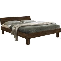 Hasena Bett Corinne Braun Holz 160 x 200 cm - Farbe: nussbaumfarbig - Bett