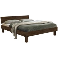 Hasena Bett Corinne Braun Holz 90 x 200 cm - Farbe: nussbaumfarbig - Bett