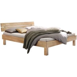 Hasena Bett Francavilla Braun Holz 90 x 200 cm - Farbe: natur - Material: Eiche - Bett