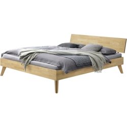 Hasena Bett Kah Braun Holz 160 x 200 cm - Farbe: eiche - Bett