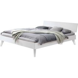 Hasena Bett Kah Weiss Holz 100 x 200 cm - Farbe: Weissbuche - Bett