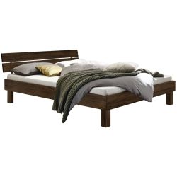 Hasena Bett Francavilla Braun Holz 90 x 200 cm - Farbe: natur - Material: Nussbaum - Bett