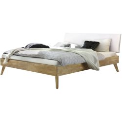 Hasena Bett Luisiana Braun Holz 90 x 200 cm - Material: Eiche - Bett