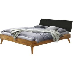 Hasena Bett Gozal Braun Holz 100 x 200 cm - Farbe: Wildeiche - Bett
