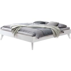 Hasena Bett Ivana Weiss Holz 160 x 200 cm - Material: MDF - Bett