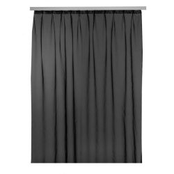 Vorhang Voile Schwarz Polyester 150 cm - Vorhang