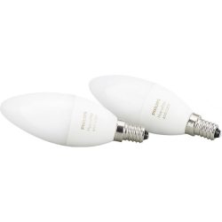 Leuchtmittel Philips Hue Kunststoff E14 4 W - Farbe: Weiss - LED - Lichtfarbe: Warmweiss - Kaltes Tagesweiss - Leuchtmittel- LED Leuchtmittel