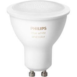 Leuchtmittel Philips Hue Kunststoff GU10 4.3 W - Farbe: Weiss - LED - Lichtfarbe: Warmweiss - Kaltes Tagesweiss - Leuchtmittel- LED Leuchtmittel