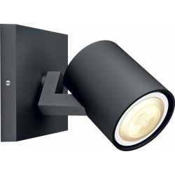 Spot Philips Hue Runner Metall schwarz - LED - Lichtfarbe: Warmweiss - Kaltes Tagesweiss - Material: Aluminium - Spot- LED Energiesparlampe