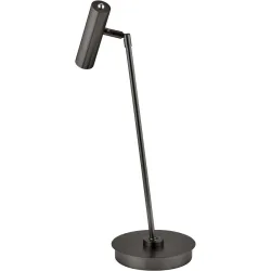 Tischlampe Tom Bronze Metall 16 cm 50 cm - LED - Lichtfarbe: Extra warmweiss - Tischlampe- LED Energiesparlampe