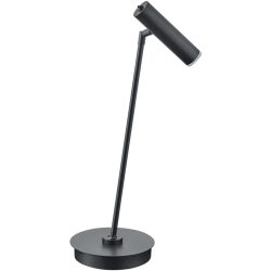 Tischlampe Tom Schwarz Metall 50 cm - LED - Lichtfarbe: Extra warmweiss - Tischlampe- LED Energiesparlampe