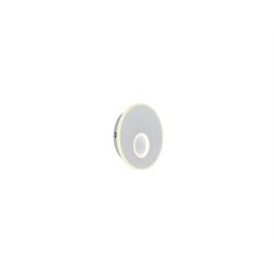 Wandlampe Mars Weiss Metall 18 cm 4 cm - LED - Lichtfarbe: Extra warmweiss - Wandlampe- LED Energiesparlampe