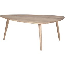 Salontisch Forlan II Braun Holz 90 cm - Farbe: natur - Material: Eiche - Salontisch