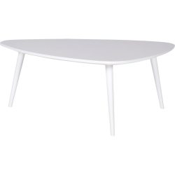 Salontisch Forlan II Weiss Holz/MDF 90 cm - Material: Eiche, MDF - Salontisch