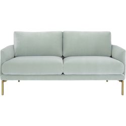 Sofa Nerea Grün Stoff 172 cm 94 cm - Farbe: mintgrün - Sofa