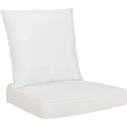 Kissen Suratani Weiss Polyester 60 cm 59 cm - Kissen