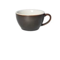 Diverse Cappuccinotasse Eggi Grau Porzellan 0.25 l - Farbe: anthrazit - Cappuccinotasse