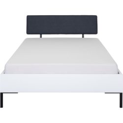 Bett Setup Weiss Holz 120 x 200 cm - Material: Holzwerkstoff - Möbel Konfigurator: Traummöbel individuell zusammenstellen - Bett
