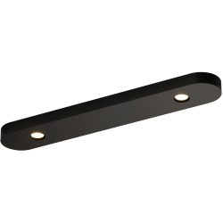 Bopp Deckenlampe Close Schwarz Aluminium 5 cm 1.5 cm - LED - Lichtfarbe: Extra warmweiss - Deckenlampe- LED Energiesparlampe