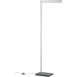 Bopp Stehlampe Switch Silber Aluminium 150 cm - Farbe: Aluminium eloxiert - LED - Lichtfarbe: Extra warmweiss - Tageslichtweiss - Stehlampe- LED