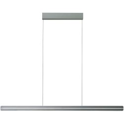 Bopp Pendellampe Switch Silber Aluminium 118 cm 140 cm Höhenverstellbar (elektrisch) - LED - Lichtfarbe: Extra warmweiss - Tageslichtweiss -