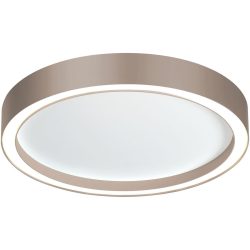 Bopp Deckenlampe Aura Weiss/Braun/Grau Aluminium 30 cm 4 cm - Farbe: weiss/taupe - LED - Lichtfarbe: Extra warmweiss - Deckenlampe- LED