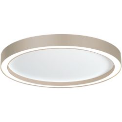 Bopp Deckenlampe Aura Weiss/Braun/Grau Aluminium 40 cm 4 cm - Farbe: weiss/taupe - LED - Lichtfarbe: Extra warmweiss - Deckenlampe- LED
