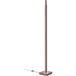 Bopp Stehlampe Nano Grau Aluminium 20 cm 155 cm - LED - Lichtfarbe: Extra warmweiss - Stehlampe- LED Energiesparlampe