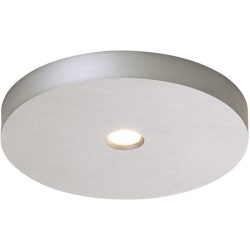 Bopp Deckenlampe Close Silber Aluminium 12 cm 1.5 cm - Farbe: Aluminium eloxiert - LED - Lichtfarbe: Extra warmweiss - Deckenlampe- LED