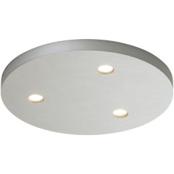 Bopp Deckenlampe Close Silber Aluminium 20 cm 1.5 cm - Farbe: Aluminium eloxiert - LED - Lichtfarbe: Extra warmweiss - Deckenlampe- LED
