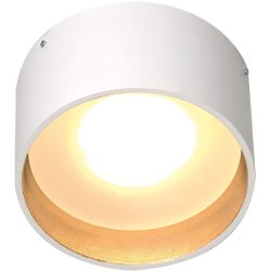 Bopp Dekorring One Weiss/Braun/Grau Aluminium 10 cm 6 cm - Farbe: weiss/taupe - LED - Dekorring- LED Energiesparlampe